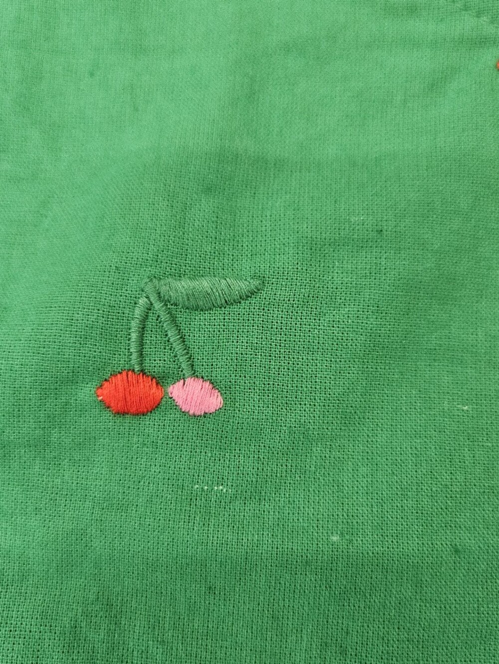 Embroidered Cherry Shell Top - Picture 5 of 10